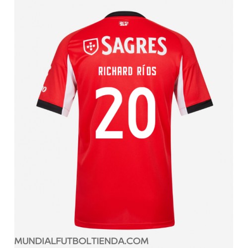 Camiseta Benfica Richard Rios #20 Primera Equipación Replica 2025-26 mangas cortas